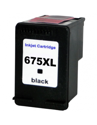 Cartucho Alternativo Para Hp 675xl - Negro - (21ml)