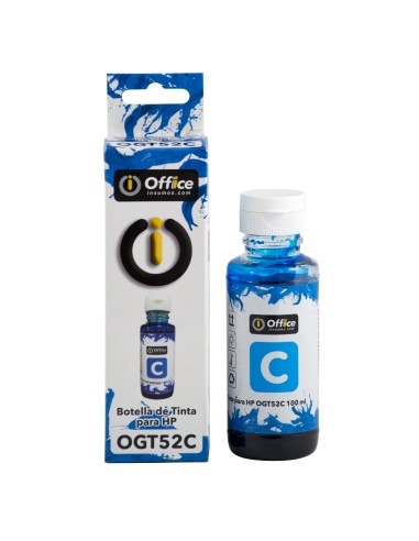 Tinta Premium P/ Hp Gt Gt51 Dye - Cyan - (100ml)