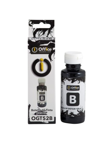 Tinta Premium P/ Hp Gt Gt51 Dye - Negro - (100ml)