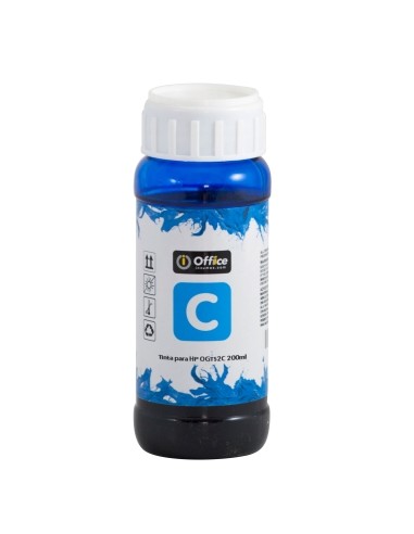 Tinta Premium P/ Hp Gt Gt51 Dye Cyan - (200ml)