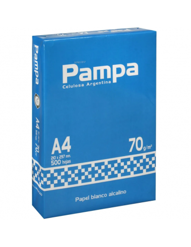 Resma De Papel Pampa A4 70g X 500 Hojas