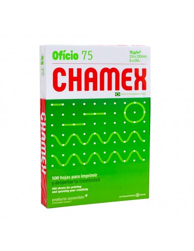 Resma De Papel Chamex Carta 75g X 500 Hojas