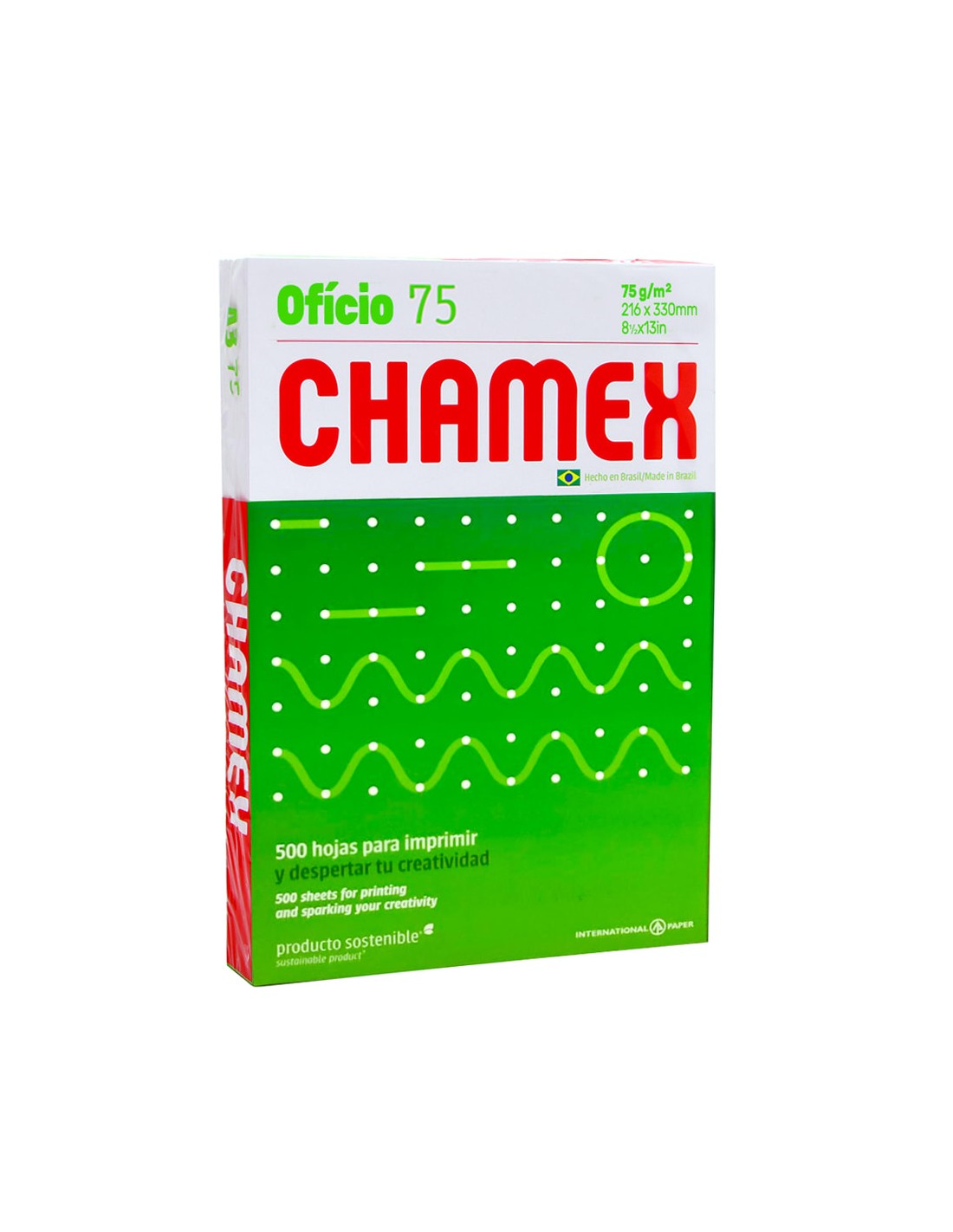 Resma De Papel Chamex Carta 75g X 500 Hojas 8838