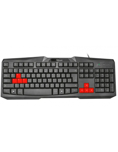 Teclado Gamer Trust C/ Cable Ziva