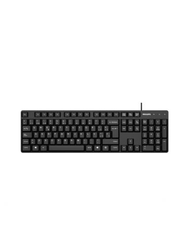 Teclado Philips K254 Negro Usb Con Cable